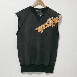 タグ付き 90s 00s HYSTERIC GLAMOUR ノースリーブ ラグラン スウェット ブラック 黒 ヒステリックグラマー Y2K VINTAGE archive 4110196