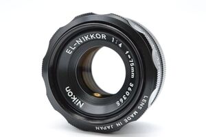 ★実用美品★ニコン NIKON EL-NIKKOR 75mm F4 #577