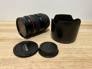 【美品】Canon キヤノン 24-70mm F2.8 L USM EFマウント レンズフィルター付き 大三元レンズ