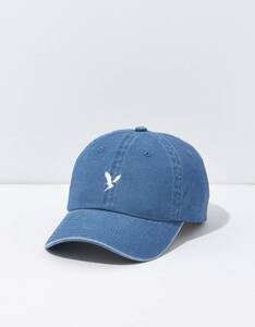 * AE アメリカンイーグル キャップ 帽子 AEO Core Icon Hat / Washed Blue *