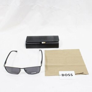 HUGO BOSS ヒューゴボス サングラス 1004/S/IT O6W/IR ブラック イタリア製 ケース・クロス・タグ付き 未使用品☆