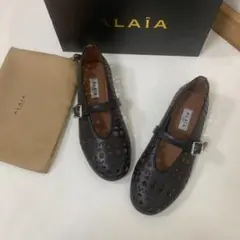 ALAIA アライア ジュエル バレエシューズ ブラック 23.5cm