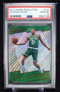 2017 Panini Revolution Jayson Tatum Boston Celtics NBA カード ルーキー PSA 10