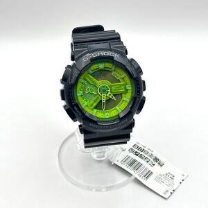 6-52 未使用 国内 正規 カシオ CASIO G-SHOCK ハイパー カラーズ GA-110B-1A3JF ブラック ライム グリーン Gショック 腕時計