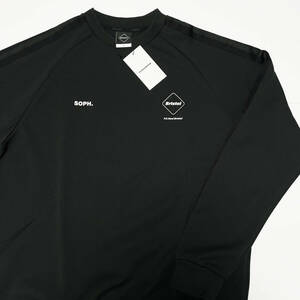 24AW新品Lグレー★F.C.Real BristolジャージTRAINING TRACK CREWNECK TOPスウェットFCRBブリストルF.C.R.B.SOPHゴルフSWEATサッカーシャツ