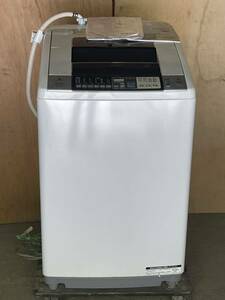 65001日立電気洗濯機乾燥機 BW-D8PV 洗濯容量8.0kg 乾燥容量4.5kg 2013年 中古　良好状態 説明書付