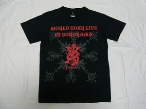 ★美品★ X JAPAN WORLD TOUR Live in YOKOHAMA 超強行突破 七転八起 ～世界に向かって～ Tシャツ sizeM 黒 ★古着 YOSHIKI TAIJI HIDE