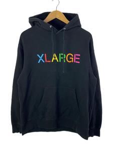 X-LARGE◆パーカー/M/コットン/BLK/無地/01189202