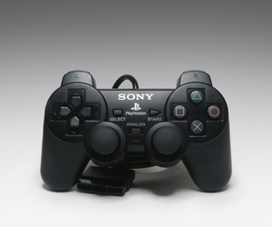 ● SONY 純正 PS2 アナログコントローラー SCPH-10010NB ミッドナイト・ブラック 整備済み デュアルショック2 DUALSHOCK 2 Midnight Black