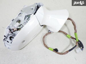 トヨタ 純正 ARS220 220 クラウン ドアミラー サイドミラー ミラー 14P 電動格納 右 右側 運転席 白パール系 即納