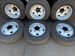 いすゞ エルフ 195/85R16 114/112 L ヨコハマ IG91 2023年製　スタッドレス TK 16×5.5J 116.5-8TC TOPY製 深溝　6本値段