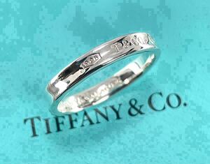 ★美品★ TIFFANY & Co. ティファニィー ナローリング・シルバー925 刻印 22号