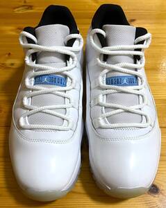 nike air jordan 11 retro low (legend blue)大人気オリジナルカラーローカット最新復刻即完売モデルクリーニング済み極美品