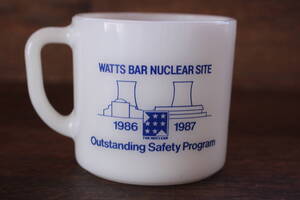 美品! ★ ファイヤーキング FIRE KING ワッツバー WATTS BAR NUCLEAR SITE アドマグ ショートマグ