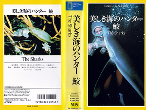 ◆中古VHS◆ナショナル・ジオグラフィック『美しき海のハンター 鮫』(1982)◆総合監修:竹内均◆ナレーション:矢島正明