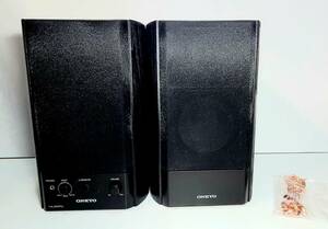 【中古】ONKYO WAVIO パワードスピーカーシステム 40W+40W GX-500HD(B) ブラック