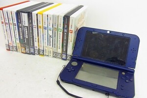 O1291-N37-2569 Nintendo 任天堂 3DS LL RED-001 ソフト付き ゲーム機 現状品②