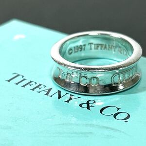 【ティファニー】基準内 TIFFANY&Co. 指輪 1837 ナロー リング サイズ約12.5号 アクセサリー メンズ レディース 保存袋 箱付き