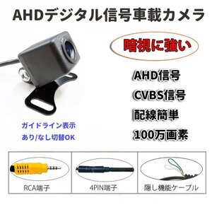 720P AHDバックカメラ アナログ AHD/CVBS切替可 100万画素 ガイドライン表示あり/なし切替可 超小型 防水 