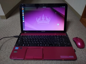 東芝 dynabook T552/37HRS 2013春モデル 64bit RAM4GB HDD750GB Ubuntu 24.04.1 LTS（最新版搭載）Libre Office 24.2.6.2インストール済み