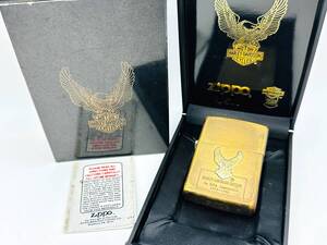 【希少】Zippo ハーレーダビッドソン 1991年製 箱付き ケース付き オイルライター 喫煙具 コレクター 【60】2409273VAPOA