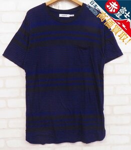 8T2681【クリックポスト対応】nonnative DWELLER S/S TEE COTTON JERSEY BORDER NN-C3917 ノンネイティブ ボーダーTシャツ