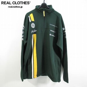 ☆CATERHAM F1 Team/ケーターハム ハーフジップスウェットシャツ/XL /060