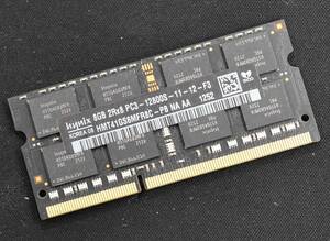 8GB PC3-12800S DDR3-1600 S.O.DIMM 204pin 2Rx8 [1.5V] [HYNIX 8G] for Macbook Pro iMac (DDR3)対応 (管:SB0302