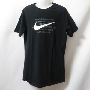 古着 ジュニアL(160) NIKE/ナイキ Tシャツ 半袖 スポーツMIX カジュアル ブラック/ホワイト/グレー DB8595-010