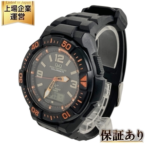 CITIZEN Q&Q UP08 ソーラー電波 メンズ 腕時計 アナデジ シチズン 中古 Y9536681