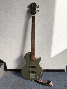 1円スタート Burny バーニー レスポール ベース FERNANDES フェルナンデス ストラップ付き 初心者 弦楽器 BASS 弾いてみた 演奏 バンド