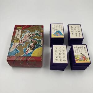 【中古】小倉 百人一首 将軍堂 教材 札はすべて揃っています！ レターパックプラス600発送