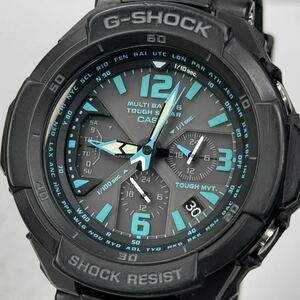 美品 G-SHOCK GW-3000BD-1AJF スカイコックピット タフソーラー 電波受信 電波ソーラー マルチバンド6 純正ウレタンバンド仕様 ブラック