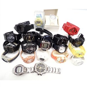 1円【ジャンク】CASIO カシオ/G-SHOCK Baby-G 21点セット/GST-B100 他/62