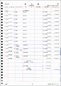 弥生　Ａ4元帳　３３４００２　運賃無料　税込価格　