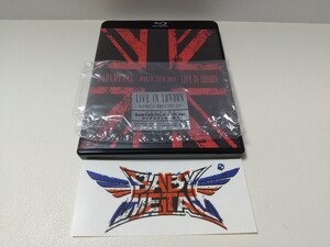 BABYMETAL LIVE IN LONDON WORLD TOUR 2014 初回生産限定 クリアステッカー封入 Blu-ray 国内盤 ベビーメタル 