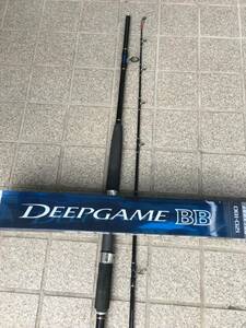 シマノ ディープゲームBB DEEPGAME BB120-180 中古　そこそこ美品　船竿　1.8メートル　対象魚ヒラメ　スルメ　青物など　陸っぱりタコ