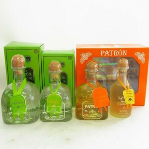 O766-Y2-6723 PATTRON SILVER 1000L 750ml 40％ REPOSADO 750ml 40％ Citrong 40％ 375ml 未開栓 テキーラ 現状品②