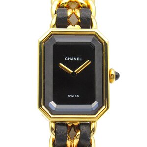 シャネル プルミエールM ブランドオフ CHANEL GP（ゴールドメッキ） 腕時計 GP/革 中古 レディース