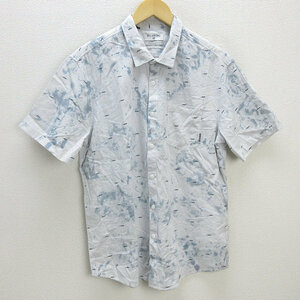 G■ビラボン/Billabong TAILOREDFIT STRETCH 半袖シャツ/コットン【L】白系/men