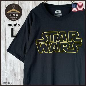 【STARWARS】スターウォーズ古着アメリカTシャツ半袖メンズLブラック黒US