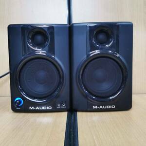 M-AUDIO AV40 モニタースピーカー 2台セット ブラック 通電確認済み