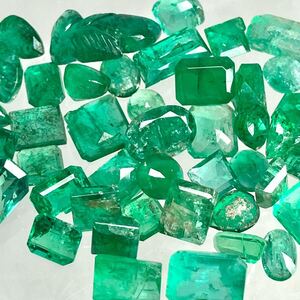 1円〜!!◆天然エメラルドおまとめ20ct◆f 約4g ルース 裸石 宝石 ジュエリー jewelry emerald ベリル w2ヤ14