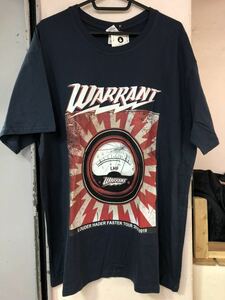 WARRANT ウォレント Tシャツ 30周年T ツアーグッズ laguns Pretty Boy Floyd MOTLEY CRUE LAメタル poison ヴィンテージ　ビンテージ