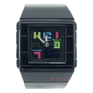 〇〇 CASIO カシオ BABY-G CASKET ポッピングダイアル BGA-200PD ブラック 腕時計 やや傷や汚れあり