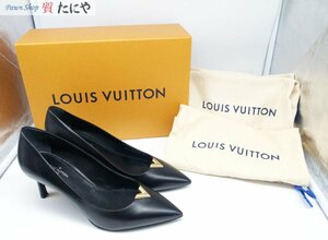 ★☆送料無料 【ルイヴィトン】Louis Vuitton ハートブレイカー・ライン パンプス 1A4DK4 ハイヒール ブラック レザー☆★