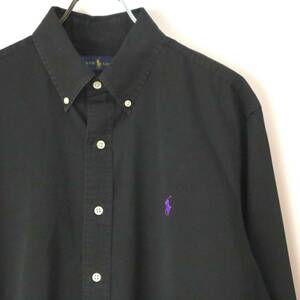 00s Polo by Ralph Lauren シャツ vintage ヴィンテージ ラルフローレン ブラック patagonia L.L.Bean オンブレ レーヨン チェック USA