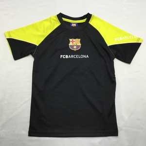 【送料無料】【新品】FCB ARCELONA ジュニア半袖Ｔシャツ　　140　　 ブラック★484012