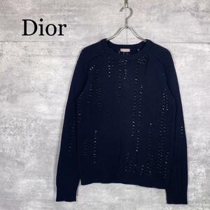 『Dior』ディオール (XS) ビーズ プルオーバー長袖ニット