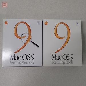 動作保証品 Apple Mac OS 9 Featuring Sherlock2/Featuring iTools まとめてセット アップル 箱説付【20